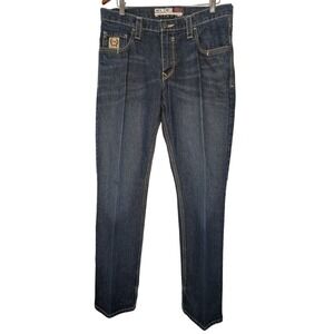 Cinch WRX Flame Resistant Carter Jeans Mens 34x36 Workwear Denim Blue